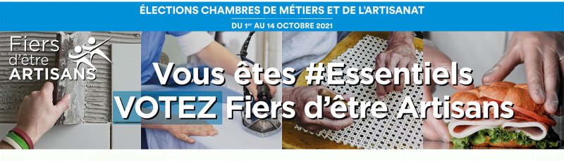 Elections aux CMA : la CPME appelle à voter pour la liste Fiers d’être artisans